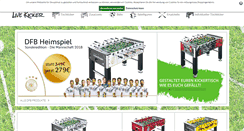 Desktop Screenshot of live-kicker.de